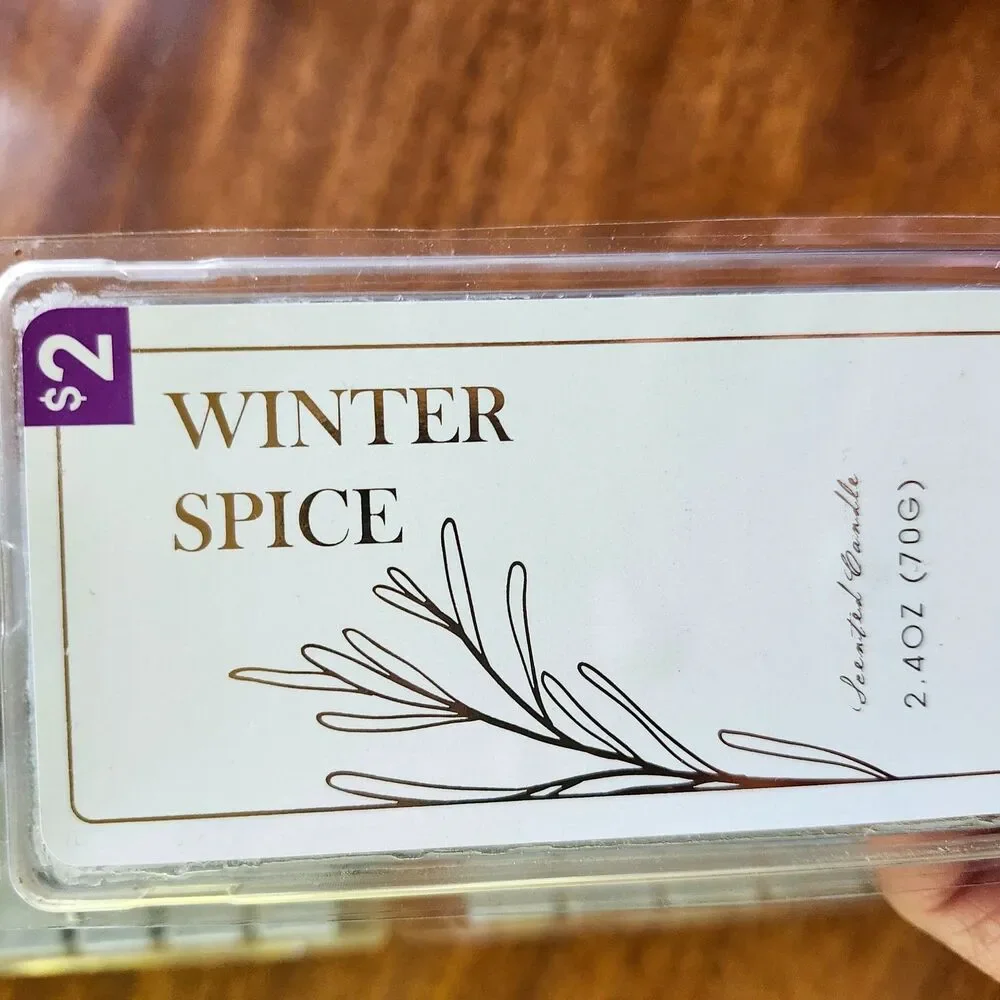 Winter Spice Scented Wax Melts 2.4oz (70g) Home Fragrance Tart Cubes 4 pack